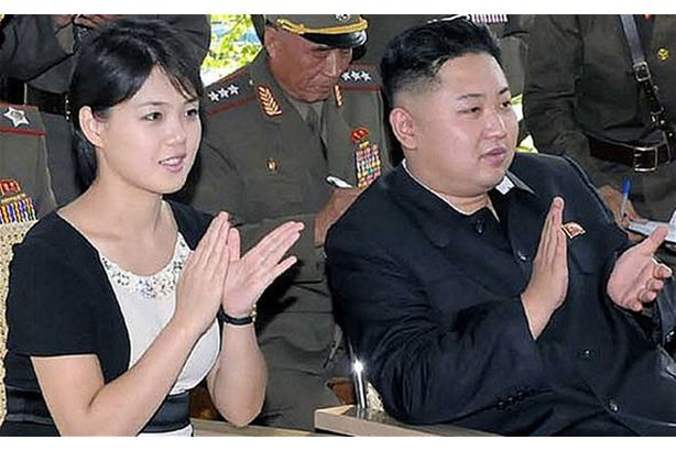 زعيم كوريا الشمالية و زوجته