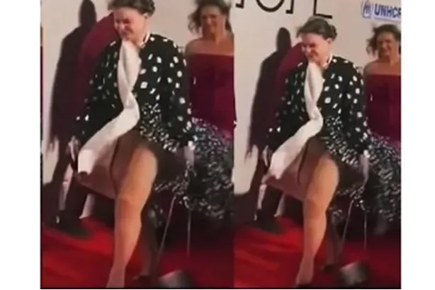 فستانها طار وكله بان.. إلهام شاهين: اللي صورني لا عنده دين ولا أخلاق Capture