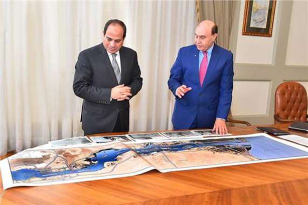 السيسي ومميش
