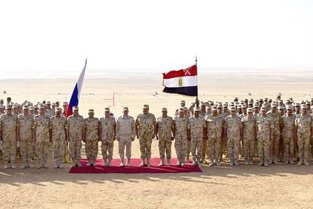 جانب من التدريب المصري الروسي