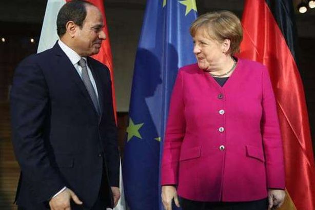 الرئيس السيسي وميركل