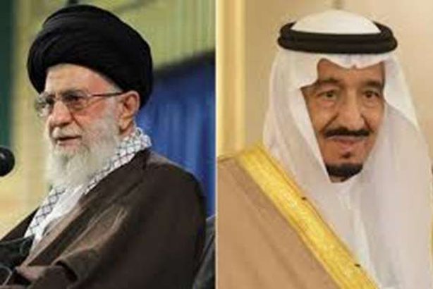 الملك سلمان وخامنئي