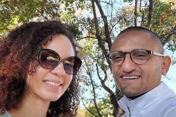 وائل غتيم وزوجته