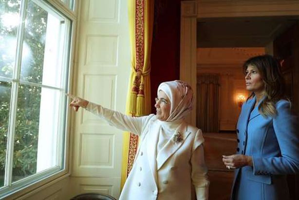 ميلانيا ترامب وأمينة أردوغان