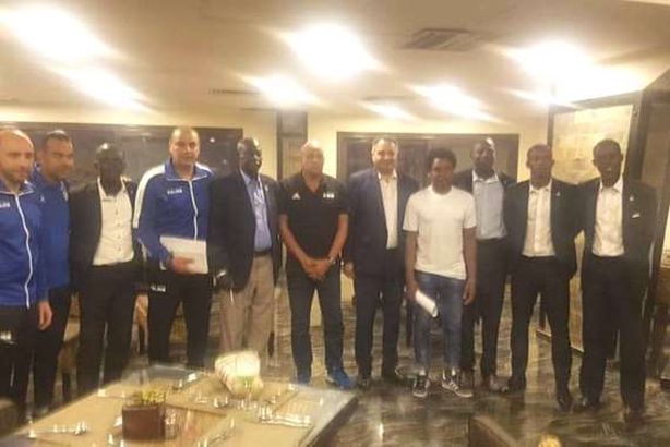 الاجتماع الفني لمباراة المصري وبطل سيشيل