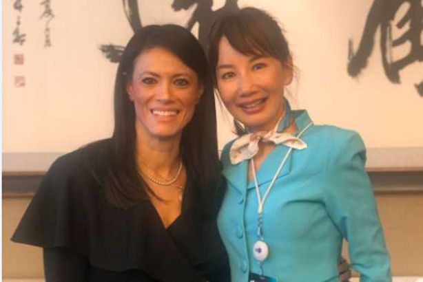 وزيرة السياحة وجين صن الرئيس التنفيذي لCtrip