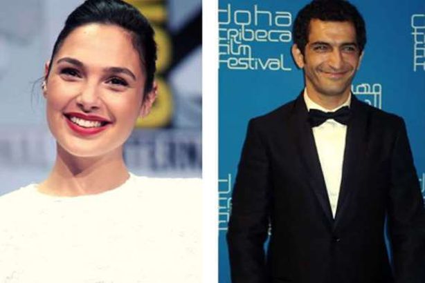 عمرو واكد والفنانة الإسرائيلية
