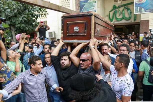 جنازة الفنان هيثم أحمد زكي