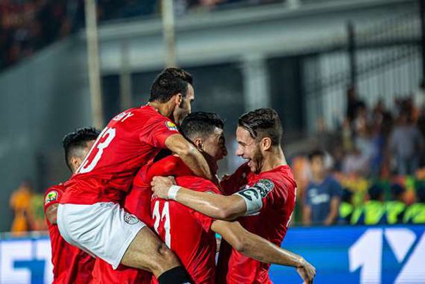 فرحة اللاعبين