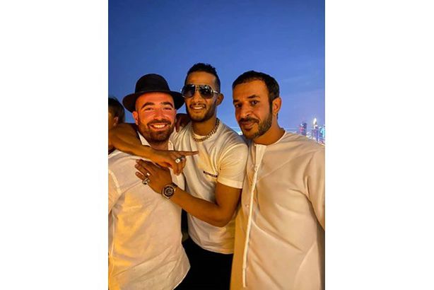 محمد رمضان مع المغني الاسرائيلي