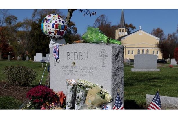 قبر نجل بايدن