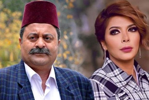 الفنانة اصالة والفنان زهير رمضان