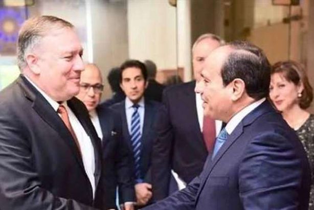 السيسي وبومبيو