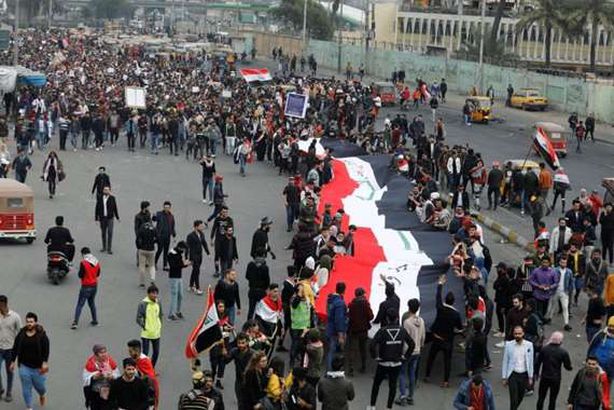 مظاهرات  بغداد

