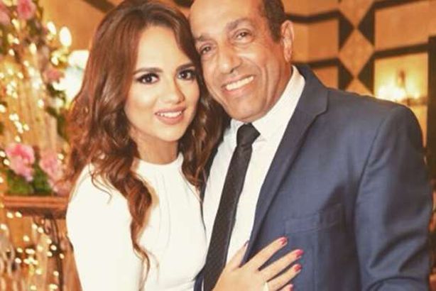 الفنان أحمد صيام وابنته