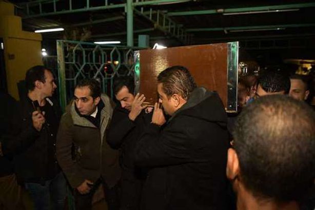 جنازة والد إيهاب توفيق