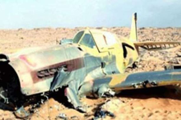 سقوط طائرة تدريب مدنية