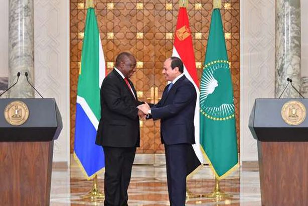 السيسي ونظيره الجنوب أفريقي