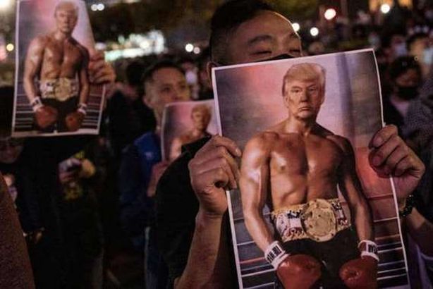 متظاهرون " هونج كونج"