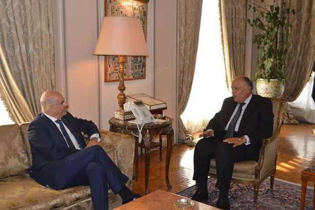 سامح شكري ونظيره اليوناني