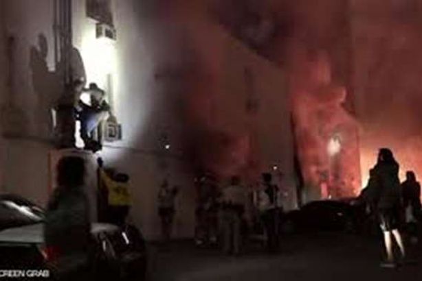 حريق بـ"لاس فيجاس"

