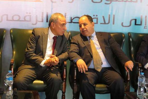 وزير المالية وعبد المحسن سلامة