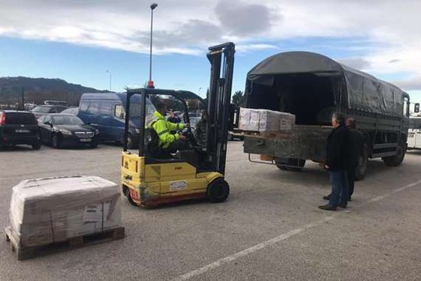 مساعدات دوائية مقدمة من مصر إلي جمهورية ألبانيا