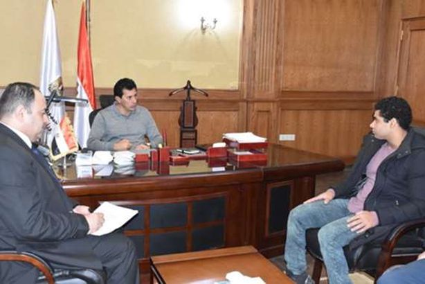 محمد ايهاب ووزير الرياضة