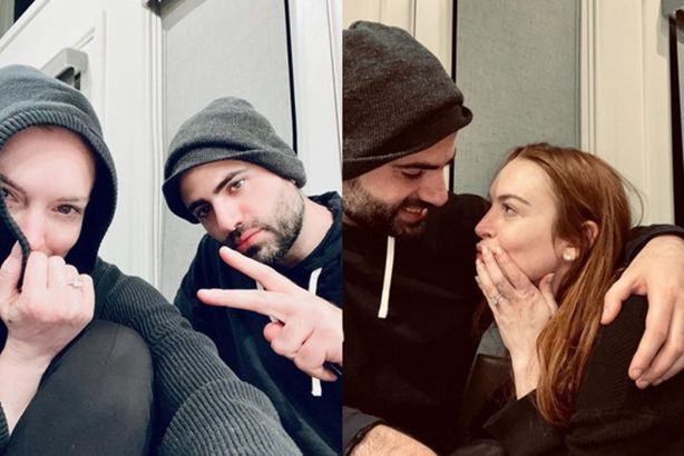 ليندسي لوهان وخطيبها