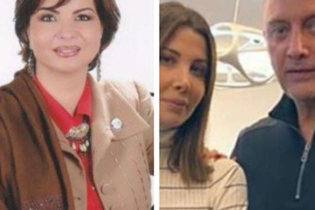 نانسي عجرم وزوجها والمحامية