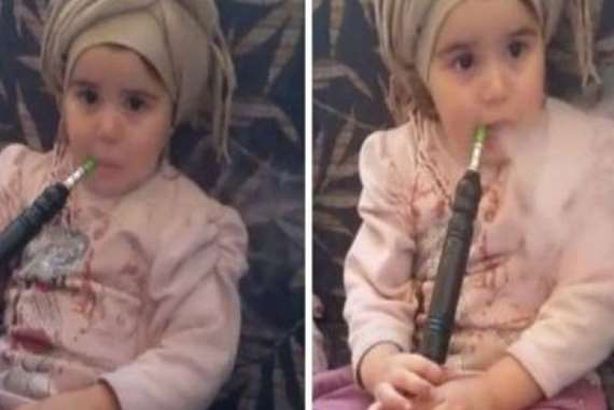 طفلة الشيشة السعودية