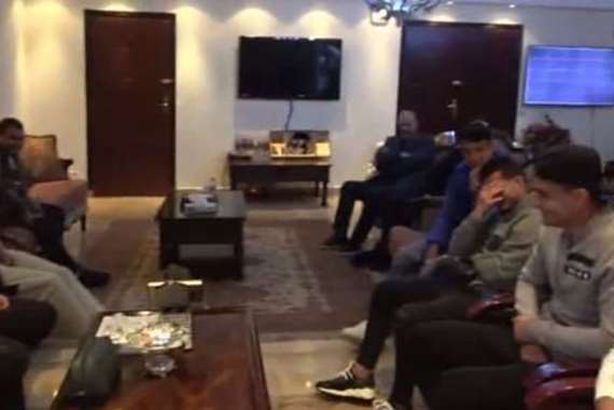 اجتماع مرتضى باللاعبين