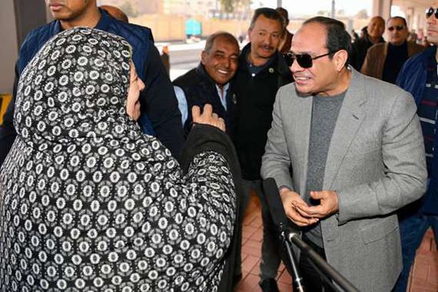 السيسي خلال زيارته