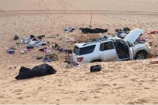 أسرة سودانية ماتت عطشا في الصحراء