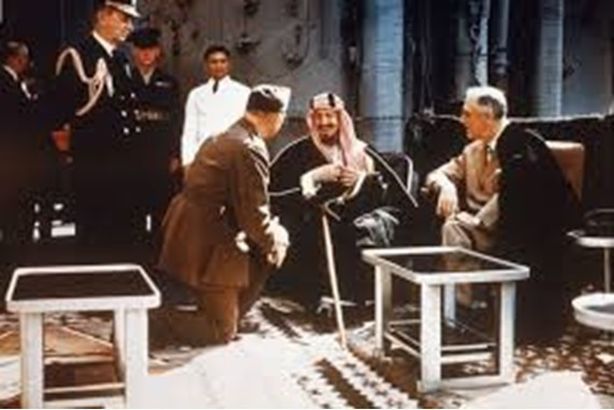 روزفلت و الملك عبد العزيز