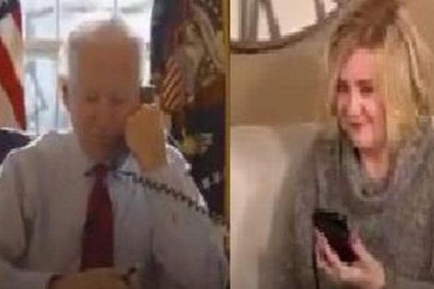 أول اتصال للرئيس الأمريكي مع مواطنة