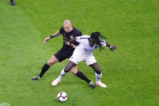 صورة من المباراة