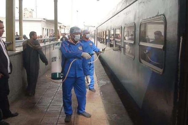 إجراءات احترازية للسكة الحديد 
