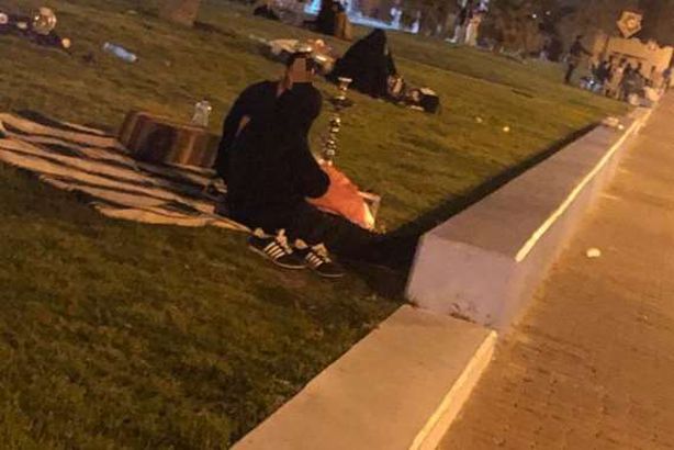 شاطيء لمدخني الشيشة للجنسين بدولة خليجية