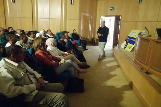 دورة تدريبية للعاملين بمنطقة سقارة

