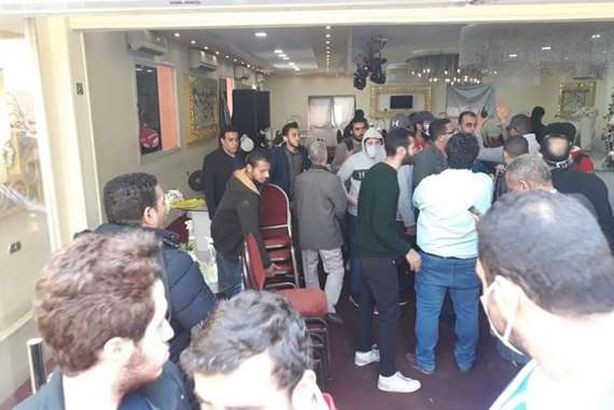 غلق قاعة أفراح