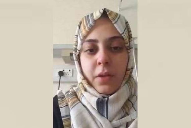 مصابة بكورونا