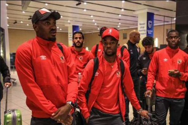 وصول اللاعبين لجنوب إفريقيا