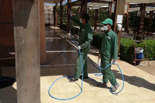 تطهير وتعقيم فنادق  شرم الشيخ و الجونة  

