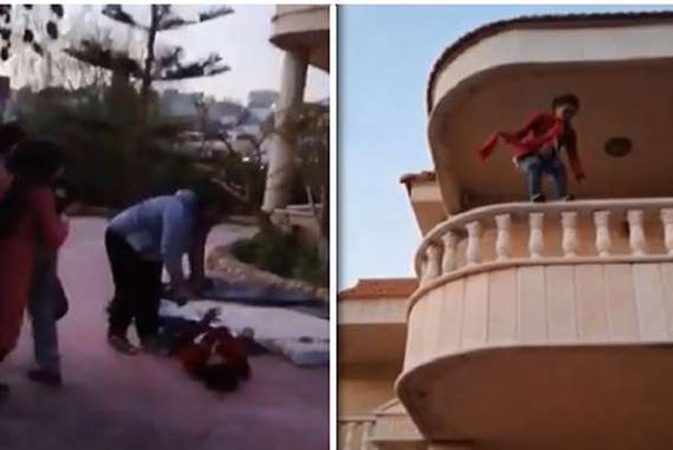 خادمة تلقي بنفسها من البلكونة.. ما الأمر