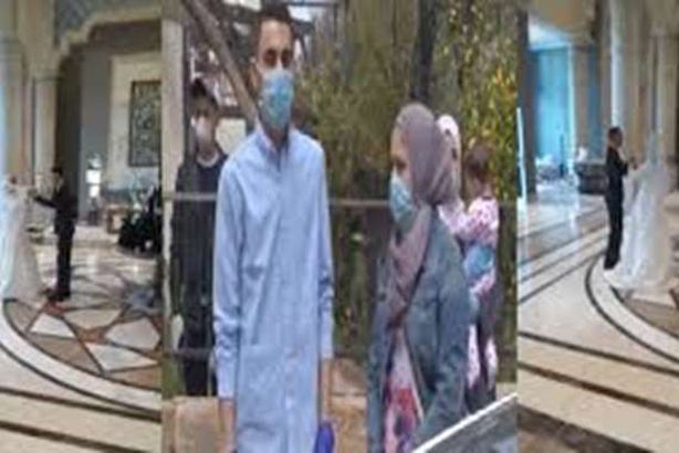 حفل زفاف بالحجر الصحي.. وبكاء الأم بعد فراق 5 سنوات