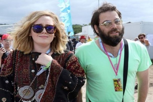 أديل و زوجها