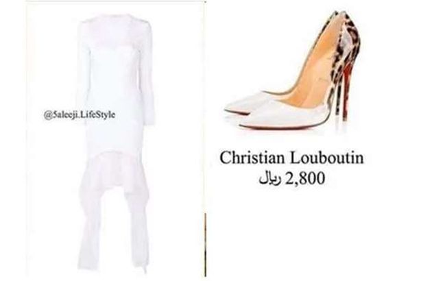 الفستان والحذاء