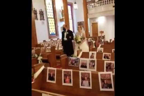 ماذا فعلت العروس داخل كنيسة في حفل الزفاف