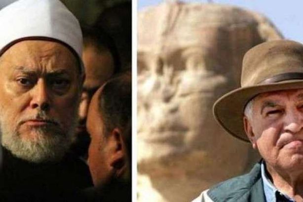 علي جمعة وزاهي حواس